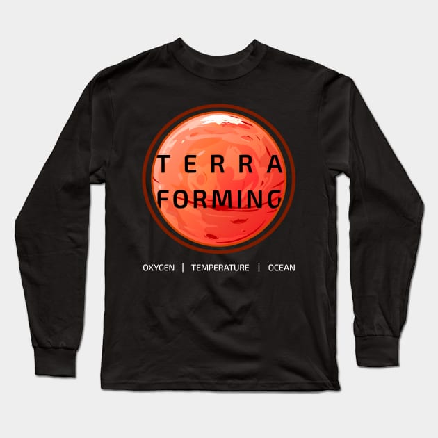 Terraforming Long Sleeve T-Shirt by RollForTheWin